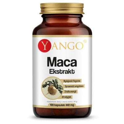 Korzeń Maca - ekstrakt 10:1 - 100 kapsułek Yango