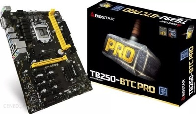 Płyta Biostar TB250-BTC PRO ATX + Intel G4400