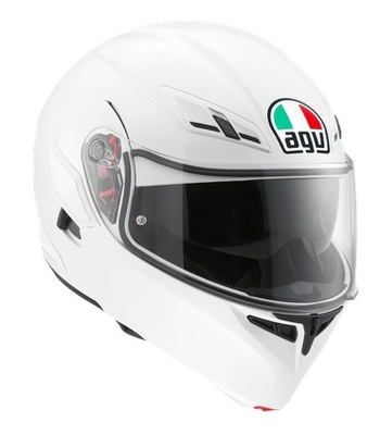 CASCO PARA MOTOCICLETA SZCZEKOWY AGV COMPACT ST BLANCO LUSTRE XS  