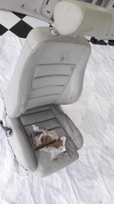 Сидіння заднє сидіння audi s4 rs4 b5 europa шкіра світла фото №1