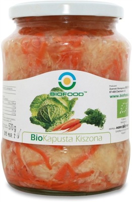 KAPUSTA KISZONA BIO 750g (600g) - BIO FOOD