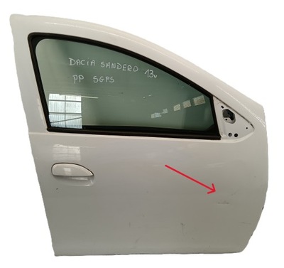Дверь правое передние правый перед dacia sandero ii 12-20 sgps фото №1