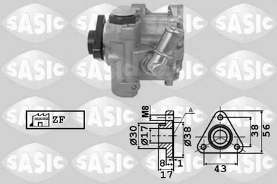 НАСОС WSPOM.ПОВОРОТНИКAUDI A4 II /SASIC/ 7076048 SASIC