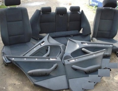 Bmw 3 e46 kombi комплект сидінь сидіння заднє сидіння фото №1