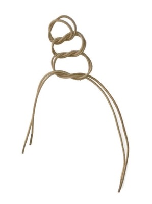 MOCNE sznurówki sznurowadła woskowane 60cm BEŻOWE