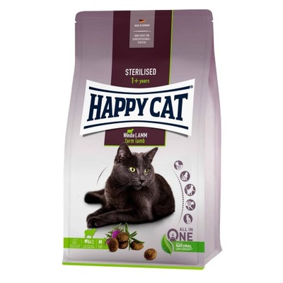 Happy Cat Steril sucha karma kot jagnięcina 1,3kg