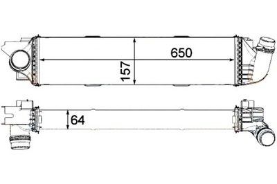 Hella интеркулер opel vivaro combi 1.6 cdti фото №1
