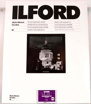 Papier Ilford MGRC V Deluxe 30,5x40,6cm/10 44M