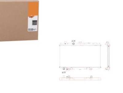 Nrf53760 радиатор nissan primera p12 1,9dci фото №1