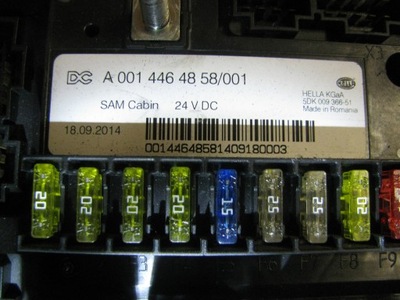 Mercedes actros mp4 блок управления модуль sam a 0014464858 фото №1