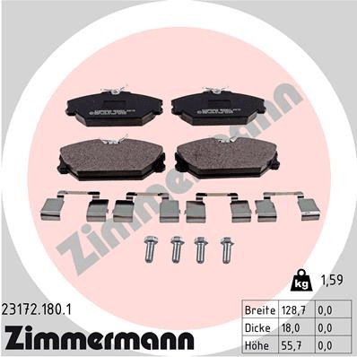 КОЛОДКИ ПЕРЕД RENAULT LAGUNA 95- 01, SCENIC 99- 03