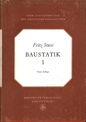 BAUSTATIK I - FRITZ STUSSI