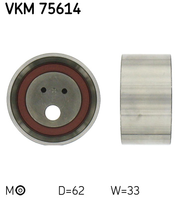 RITINĖLIS ĮTEMPIMO DIRŽELIO SKIRSTYMO SISTEMOS SKF VKM 75614 RITINĖLIS NAPINACZA, DIRŽELIS 