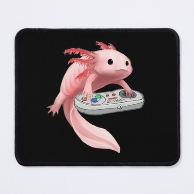 Podkładka pod mysz Axolotl Fish grający w grę wid
