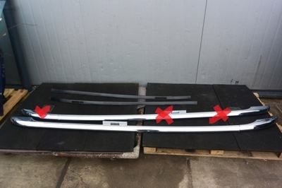 Рейлінги дахові лівий хром mercedes gl x164 lift фото №1