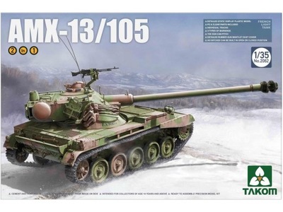 Czołg AMX-13/105 model 2062 Takom