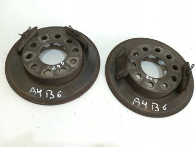 Тормозные диски тормозные диск задняя задние audi a4 b6 фото №1