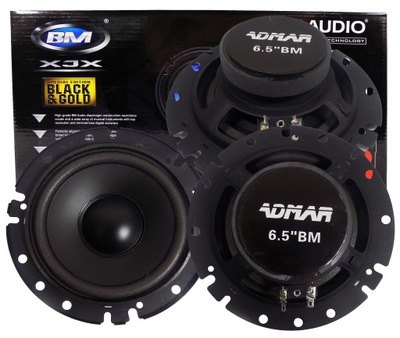 Bm mocne динамики автомобильные басовые 16 cm 165 mm фото №1