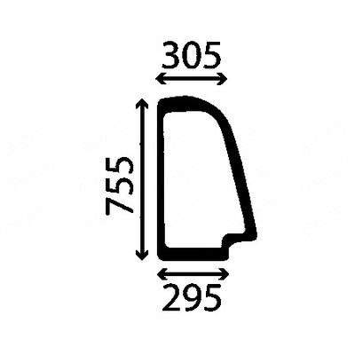 VENTANAS LATERAL NUEVO HOLLAND LM410 LM420 LM425 LM430  