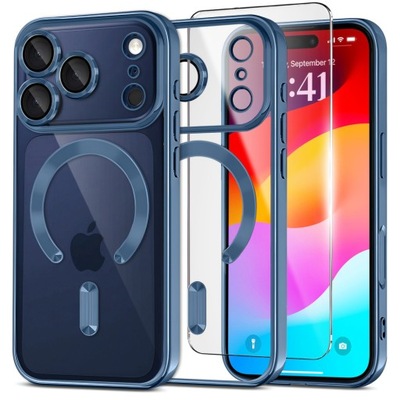 ETUI CASE DO IPHONE 17 PRO DO MAGSAFE OCHRONA APARATU + SZKŁO HARTOWANE 9H