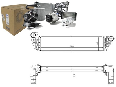 ІНТЕРКУЛЕР NISSENS 8200292773 8200301883 970131 1