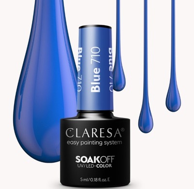 CLARESA LAKIER HYBRYDOWY KOLEKCJA BLUE MIX KOLORÓW