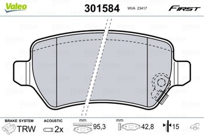 КОЛОДКИ HAMULC. OPEL ASTRA G 98- TYL, MERIVA 03- фото