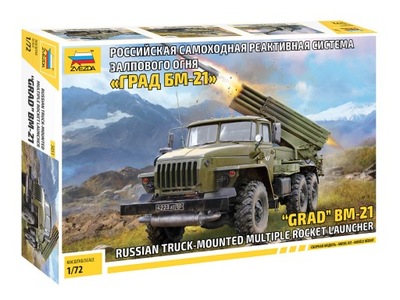 Zvezda 5051 1/72 BM-21 Grad 1 Rocket Launcher