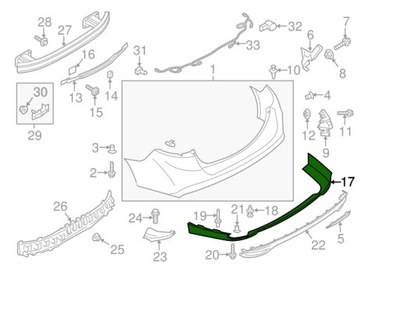 SPOILER DE PARAGOLPES FORD FUSION 2013- DS7Z17810DAPTM  