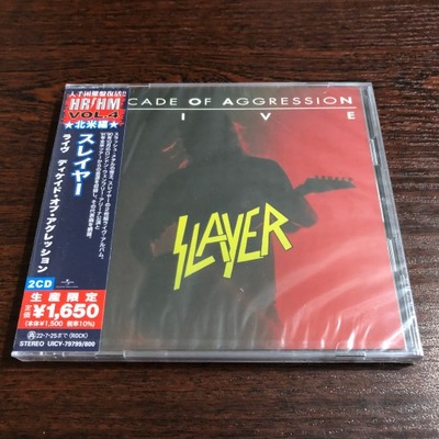SLAYER Live Decade of Aggression JAPAN 2x CD nowa