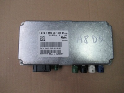 Audi a8 d4 lift модуль камери top вид 4h0907428d фото №1