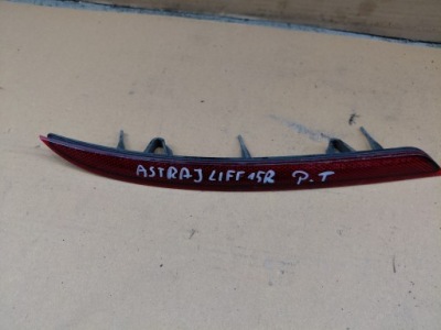 Opel astra j iv рестайлінг  відбивач бампера правий задній 13370760 2015 r фото №1