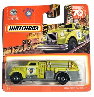 MATCHBOX ReSoRaK MODEL AUTKO SAMOCHODZIK MBX FIRE DASHER 1:64