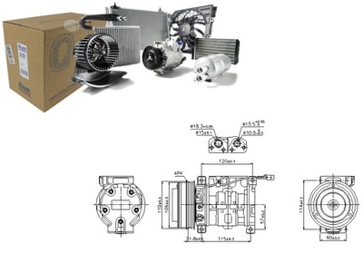 COMPRESOR DE ACONDICIONADOR NISSENS 9520065DF1 9520065D  