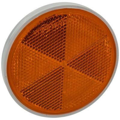 REFLECTOR COLOR NARANJA REDONDO PERNO UNIVERSAL  