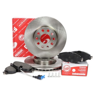 DISCOS ZAPATAS PARTE DELANTERA AUDI A3; SEAT LEON; SKODA OCTAVIA III; VW GOLF VII  