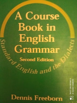 A Course Book in English Grammar: Standard English