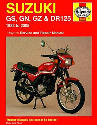 SUZUKI GS, GN, GZ+DR125 SINGLES 1982 - 2005 (Haynes Powersport) [KSIĄŻKA] фото
