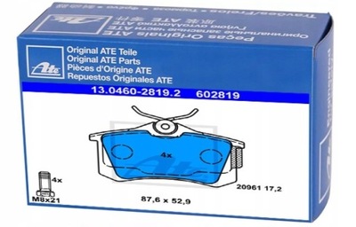 ZAPATAS DE FRENAPARA PARTE TRASERA ATE PARA CITROEN C8 110  