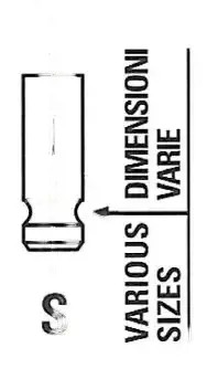 SOUPAPE ÉCHAPPEMENT R4895/RNT FRECCIA CHEVROLET DAEWOO 
