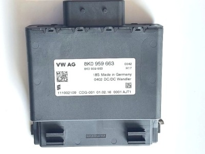Модуль напряжения audi оригинальный номер 8k0959663 фото №1