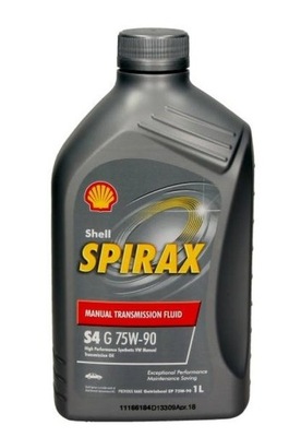 SHELL SPIRAX S4 G 75W90 1L GL-4, VW TL 501.50