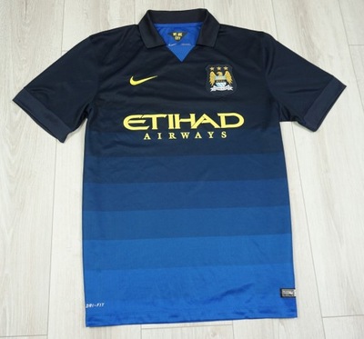 NIKE DRI-FIT MANCHESTER CITY ETIHAD 2014 - 2015 KOSZULKA PIŁKARSKA r. L