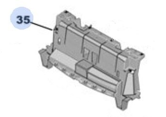 9830100780 ПАНЕЛЬ ПЕРЕДНІЙ ПІДСИЛЮВАЧ ПІД БАМПЕР OE OPEL COMBO CARGO LIFE K9