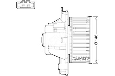 DENSO VENTILIATORIUS PŪSTUVO DS DS 5 CITROEN DS5 PEUGEOT 3008 308 II 