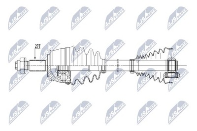 ПОЛУОСЬ ПРИВОДНАЯ FIAT DOBLO 1.6D MULTIJET 10- /HEAVY