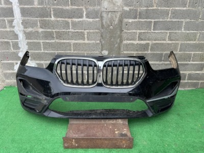 Bmw x1 f48 lci lift решётка радиатора хром бампер перед фото №1