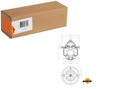 Термостат рідина охолоджуючої daihatsu copen cuore vii extol materia фото №1