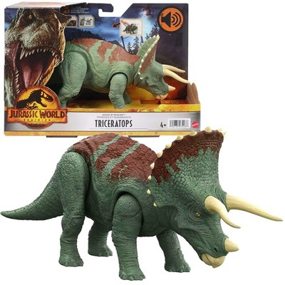 Jurassic World Dinozaur Triceratops z Dźwiękiem Oryginalna Figurka