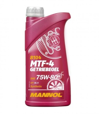 MANNOL MTF-4 GETRIEBEOEL 75W80 1L 8104 GL-4